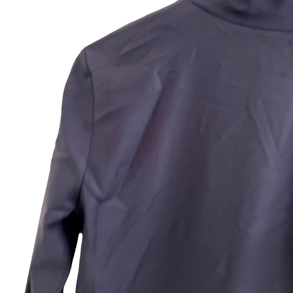 Carolina Ritzler Paris Tina Navy Blue Zip Front Jumpsuit French SZ 36 US 4 NWOT - Picture 9 of 12